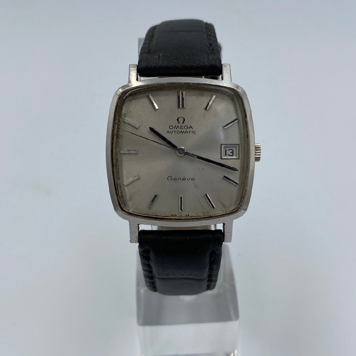 1円　動作OK　T002　オメガ　OMEGA　メンズ　自動巻き　ケース幅（込）33mm　ジュネーヴ　ベルト社外