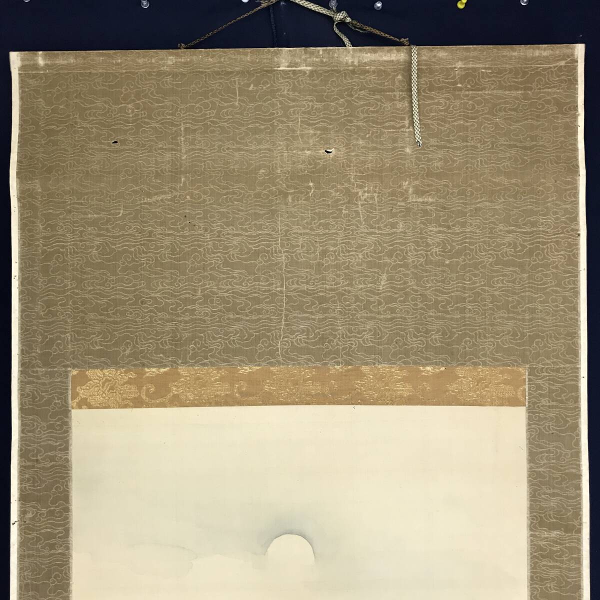 真作横山清暉滝山水図山水図月夜深山飛泉図掛軸☆宝船☆AH718 真作横山清暉滝山水図山水図月夜深山飛泉図掛軸☆宝船☆AH718