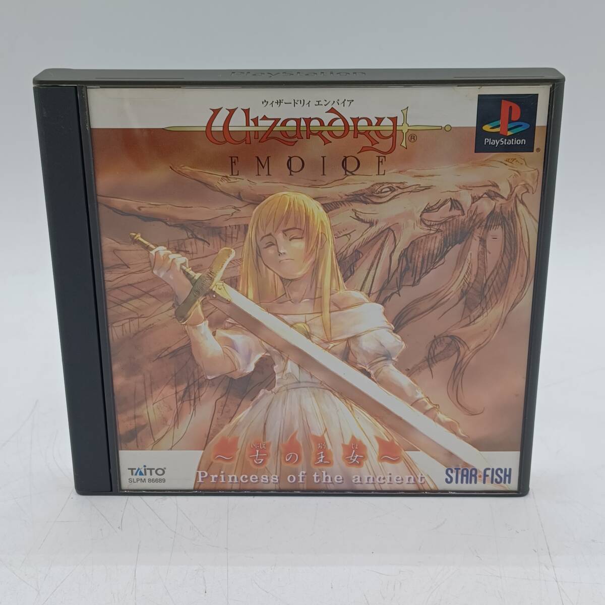 N39079a□ WIZARDRY EMPIRE ウィザードリィ エンパイア 古の王女 プレイステーション ロールプレイング ゲーム 解説書 TAITO
