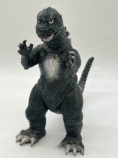 S4991E■ BANDAI バンダイ ゴジラ 硬質 ソフビ 人形 1984年 東宝 怪獣 特撮 フィギュア レトロ 当時物 ムービー モンスター ビンテージ ■
