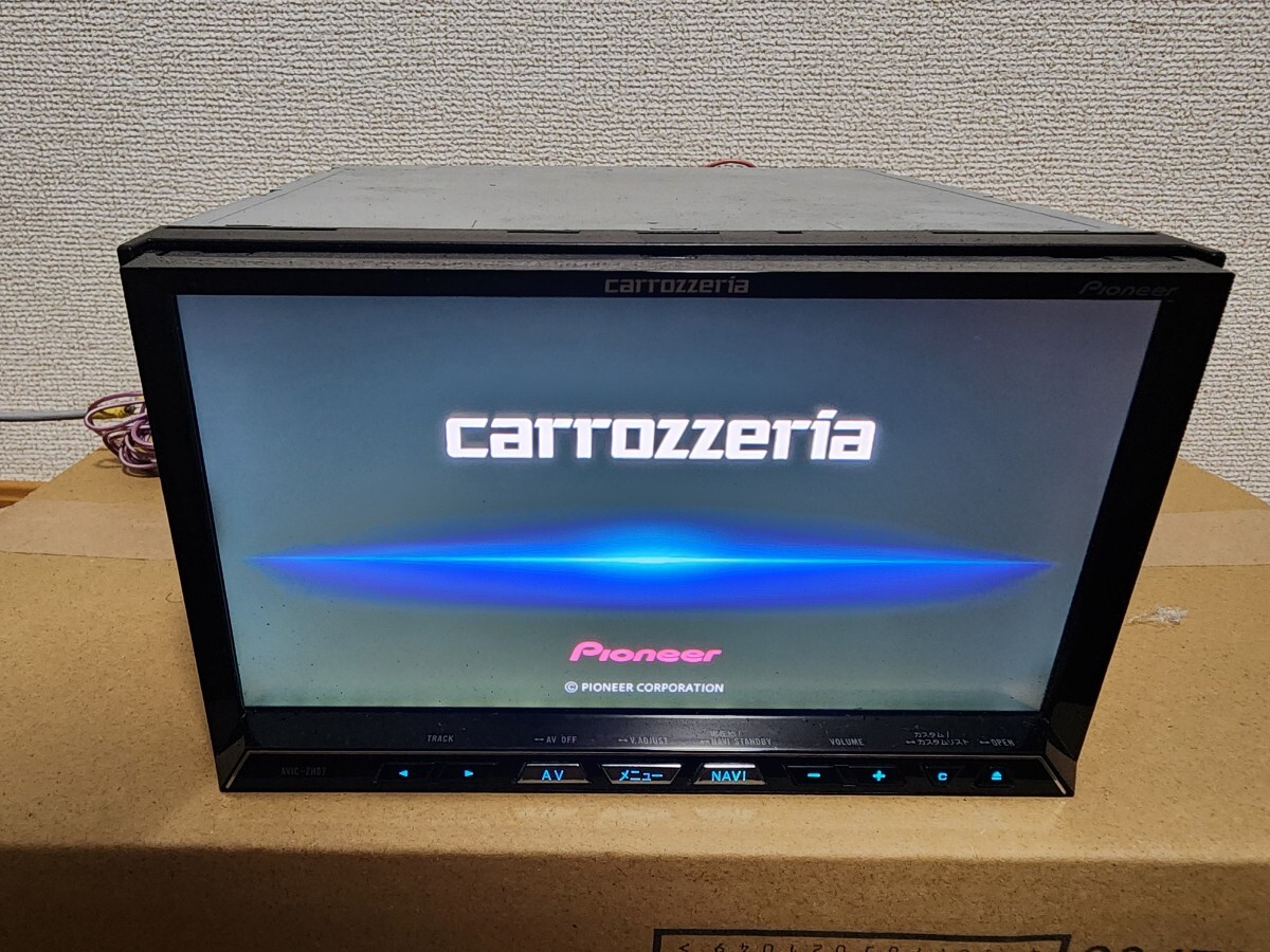 カロッツェリア carrozzeria AVIC-ZH07 サイバーナビ CD DVD フルセグ HDD Bluetooth SD 2021年地図データ