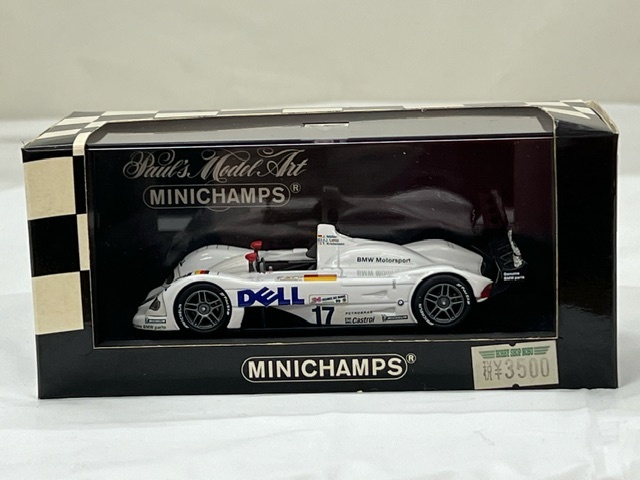 【菊水-11999】(MZ) MINICHAMPS BMW V12 LMR ル・マン24時間レース レースカー 1999年 ケース付き スケールモデル/(S)