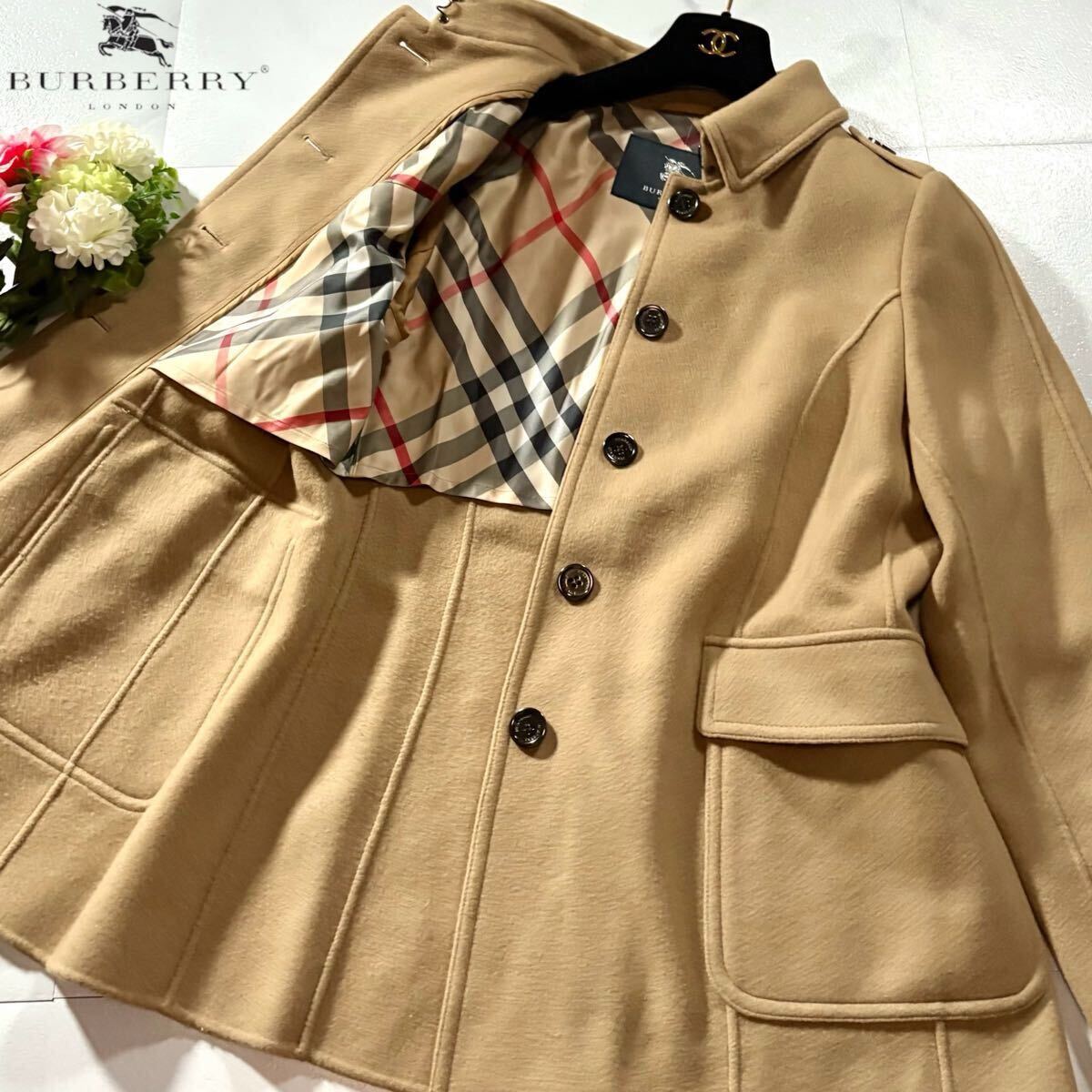 バーバリーロンドン【希少サイズリネン混大人の色気】BURBERRY バーバリーロンドン【希少サイズリネン混大人の色気】BURBERRY