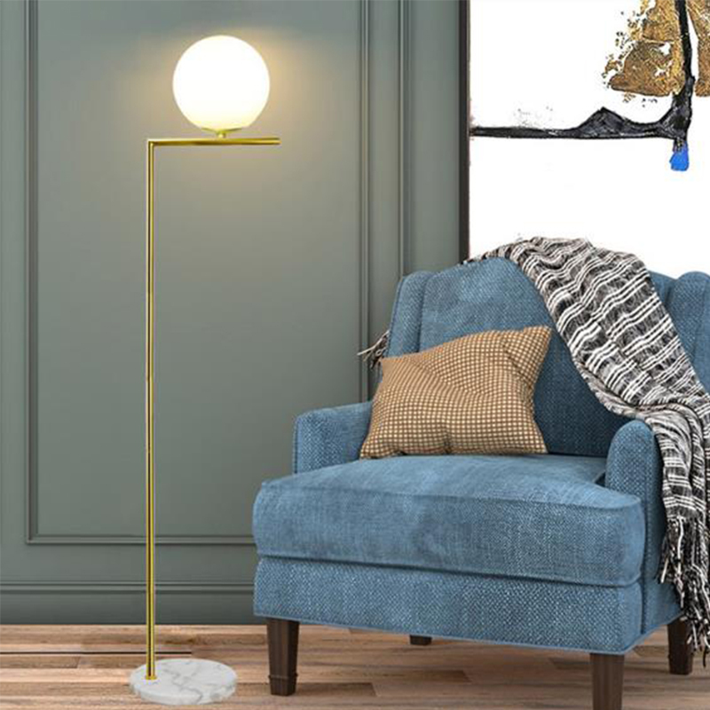 シンプル フロアライト　ルームライト スタンド スタンドライト 照明器具 LED tiktok 北欧シンプル インテリア　ゴールド