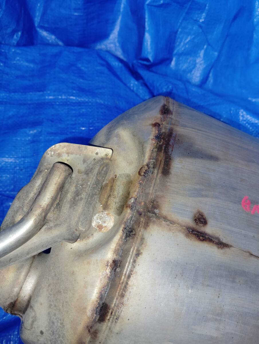 HB25S キャロル 純正リアマフラー 2WD 4WD共通 1A78-40-100B(14300-82K02)アルト 送料込み(緑)_画像5