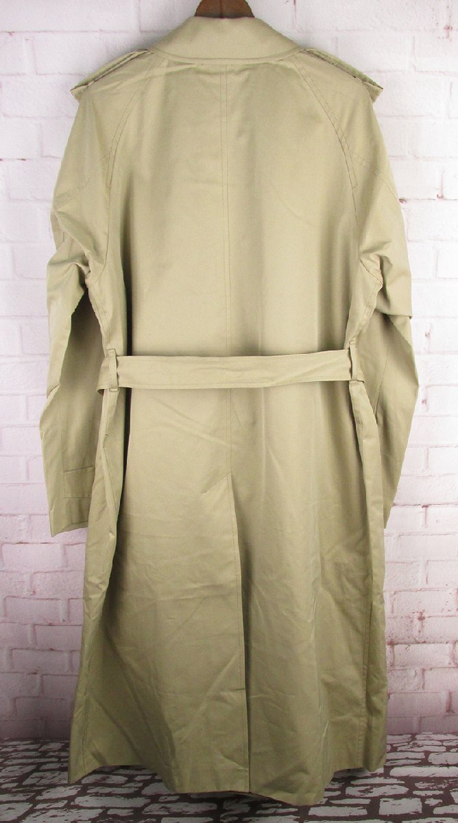 LFJ25568 SCYE BASICS サイベーシックス 高密度先染めギャバコート 5122-71409 ベージュ 38 未使用