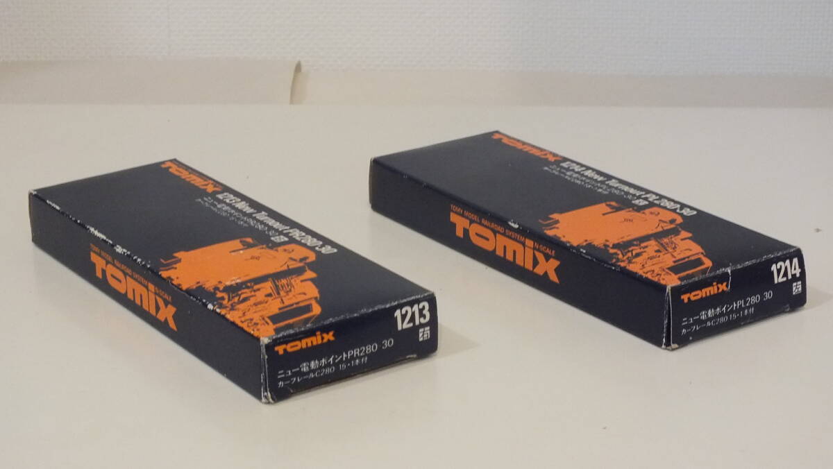 TOMIX(トミックス) 1213 ニュー電動ポイント PR280-30 1本 / 1214 ニュー電動ポイント PL280-30 1本 合計2本