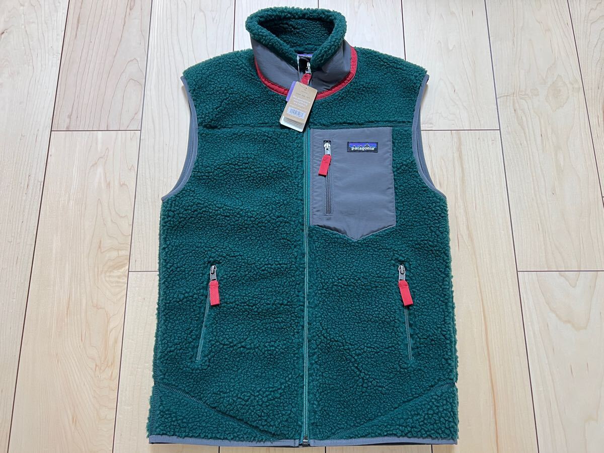 ★新品未使用 パタゴニア レトロXベスト カラーPIGR XSサイズ グリーン patagonia★ ★新品未使用 パタゴニア レトロXベスト カラーPIGR XSサイズ グリーン patagonia★