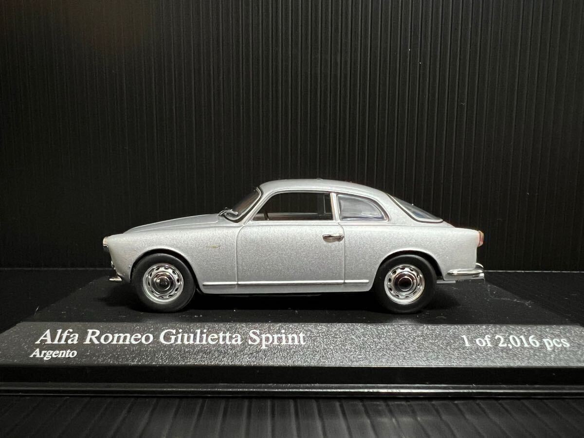 1/43 ミニチャンプス アルファロメオ ジュリエッタ スプリント シルバー Alfa Romeo Giulietta Sprint 1954 Silver