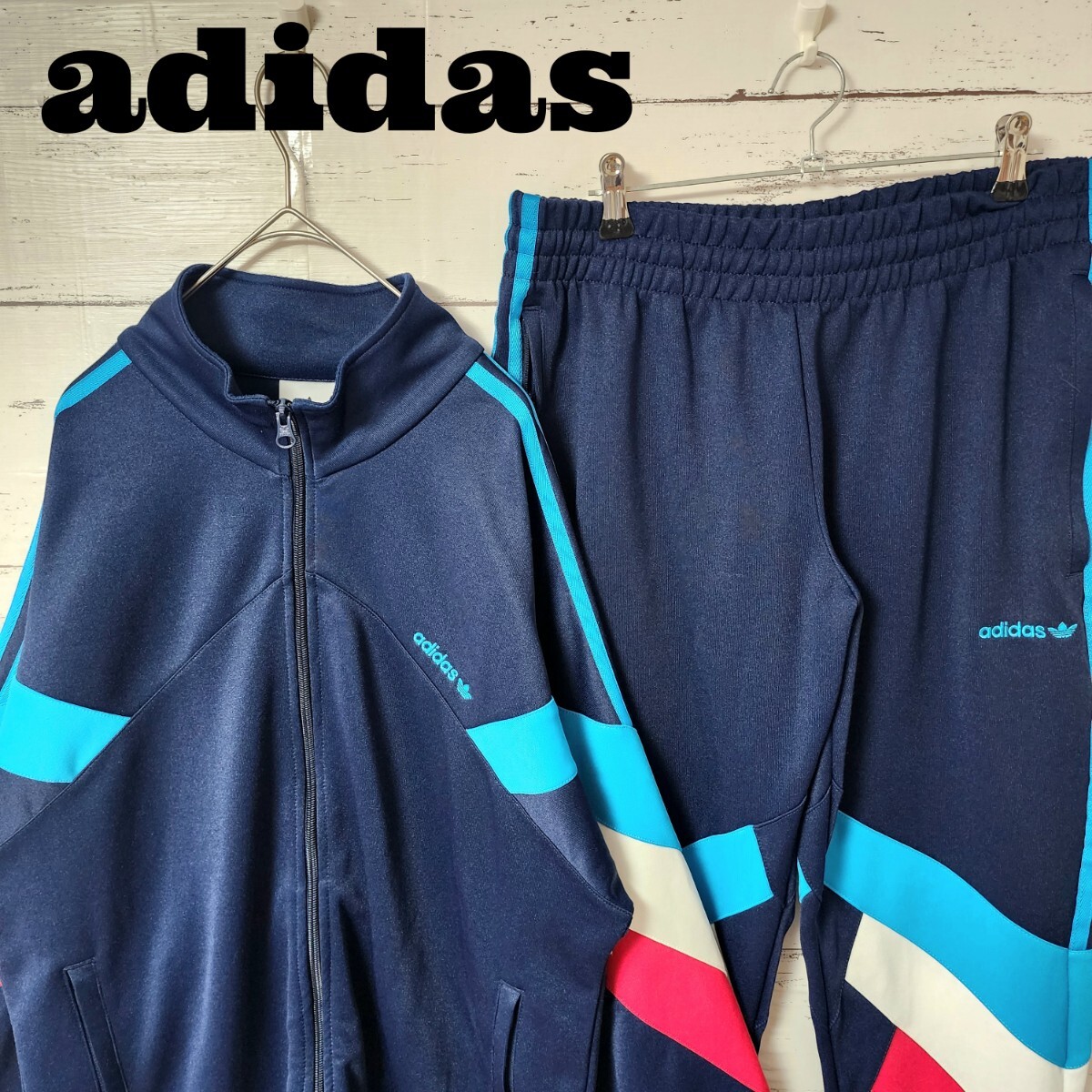 adidas アディダスオリジナルス セットアップ ネイビー マルチ adidas アディダスオリジナルス セットアップ ネイビー マルチ
