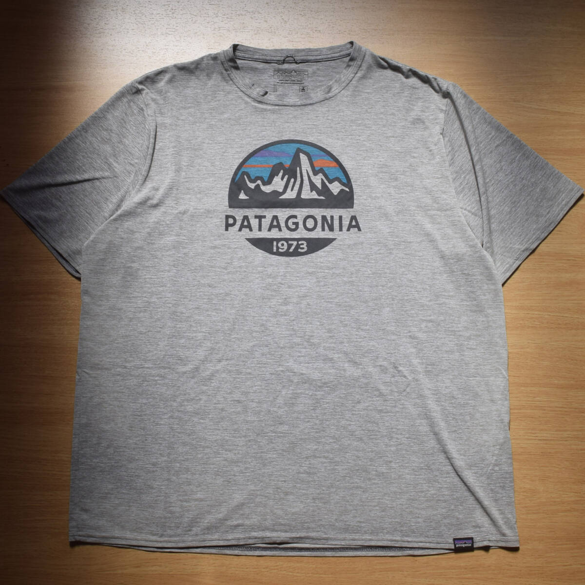 メンズL 美品！PATAGONIA（パタゴニア）CAPILENE COOL DAILY キャプリーン Tシャツ ストレッチ UPF50+☆45235SP20☆速乾性☆ランニング