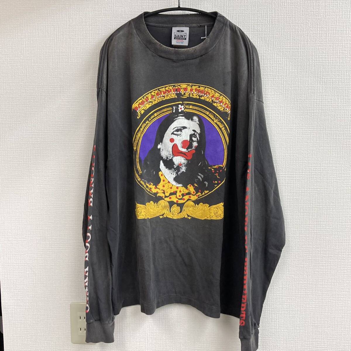 新品 正規品 セントマイケル SAINT MICHAEL 長袖Tシャツ XL SM 新品 正規品 セントマイケル SAINT MICHAEL 長袖Tシャツ XL SM