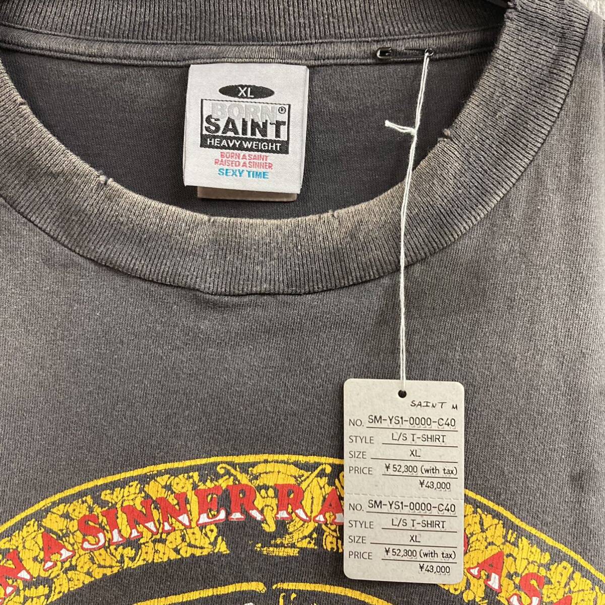 新品 正規品 セントマイケル SAINT MICHAEL 長袖Tシャツ XL SM 新品 正規品 セントマイケル SAINT MICHAEL 長袖Tシャツ XL SM