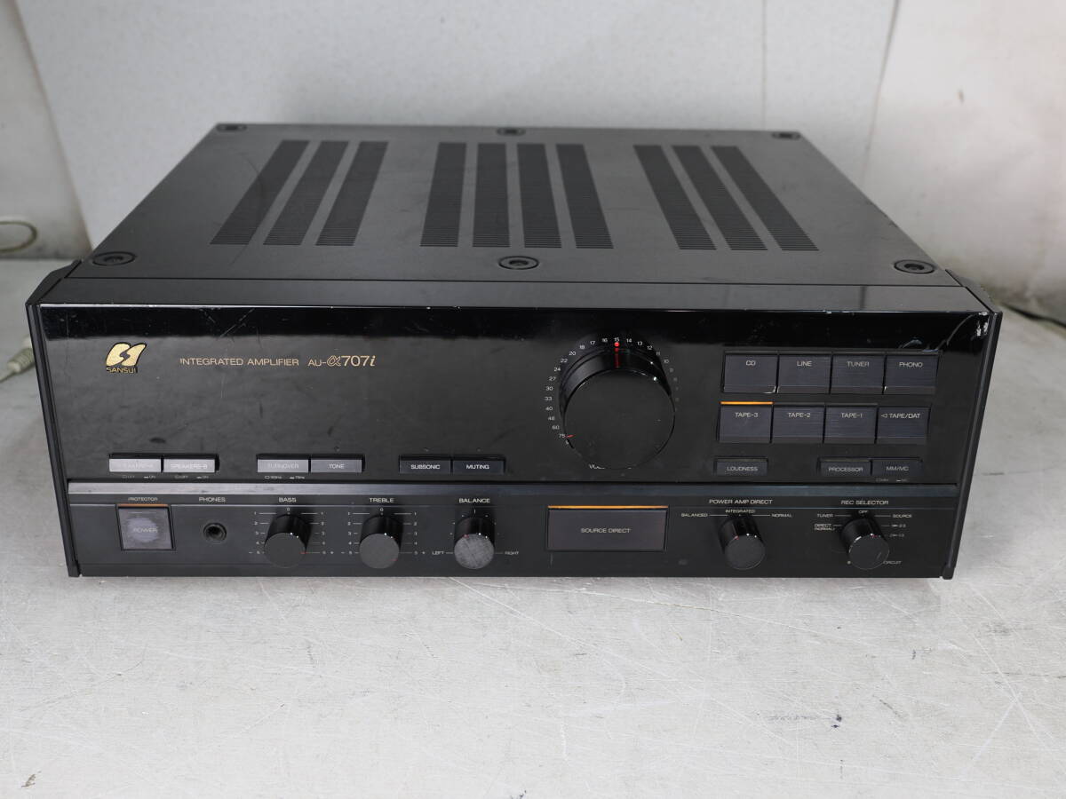 □SANSUI サンスイ プリメインアンプ AU-α707i ジャンク