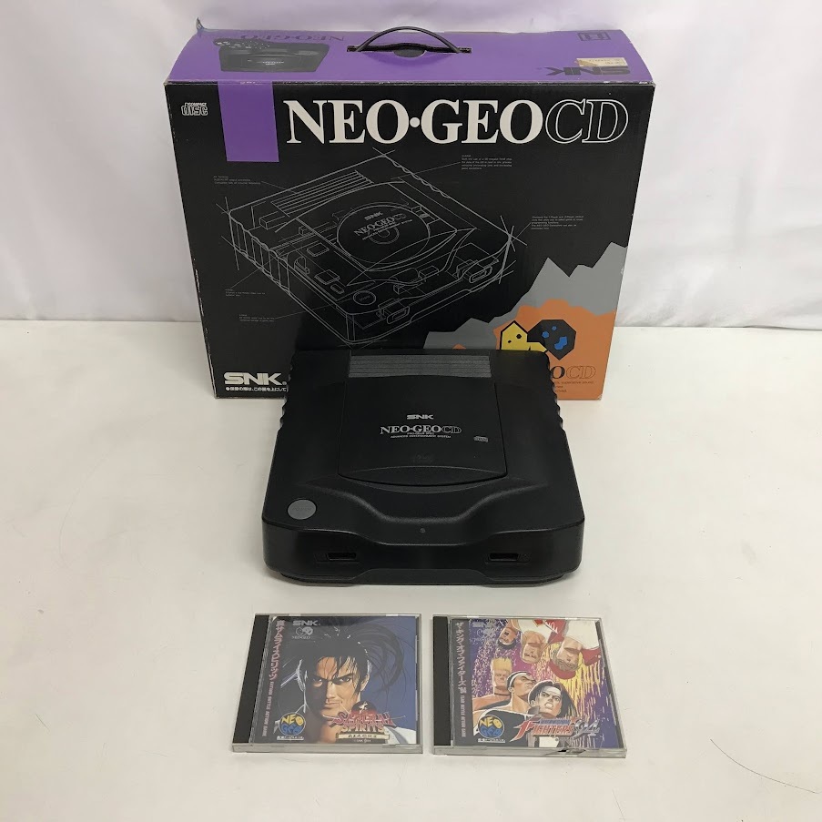 ☆ネオジオCD 本体のみ 真サムライスピリッツ キングオブファイターズ94 動作未確認 ジャンク まとめて レトロゲーム ハード NEO GEO SNK