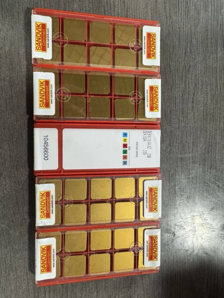 10ケース サンドビック フライスチップ SEKN1504 AZ 235 SANDVIK 10ケース サンドビック フライスチップ SEKN1504 AZ 235 SANDVIK