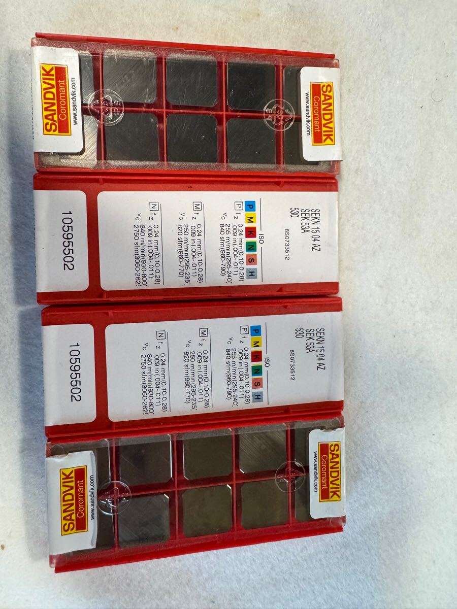 サンドビックコロマント SANDVIK フライスチップ　SEKN1504 AZ 530