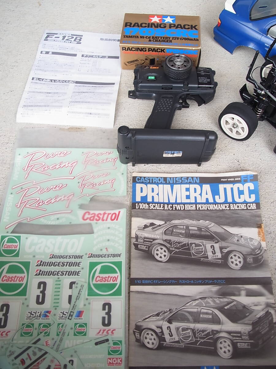 1/10 カストロールニッサンプリメーラJTCC ラジコン　ジャンク 送料無料 1/10 日産 プリメーラ カストロール レースカー