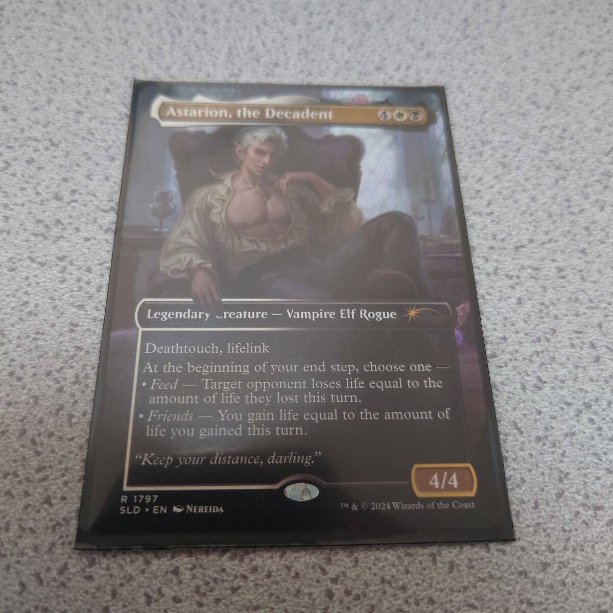 MTG SLD 堕落者、アスタリオン 英語 一枚 Secret lair Dungeons ＆ Dragons シークレットレイヤー 即決