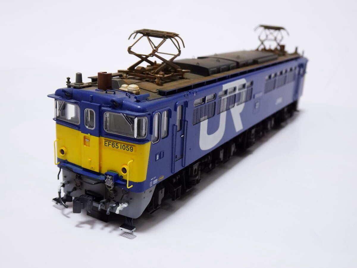 KATO HO 1-308 EF65 1059 (JR貨物試験塗色) ウェザリング 加工品 ジャンク