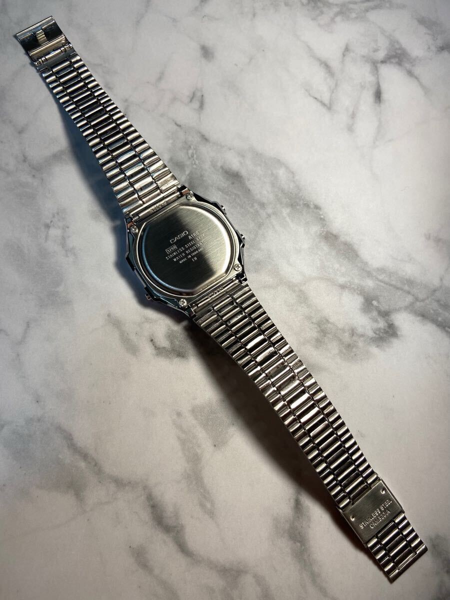 新品 カスタム CASIO A158WE GOLDパネル ヘリテージスタイル