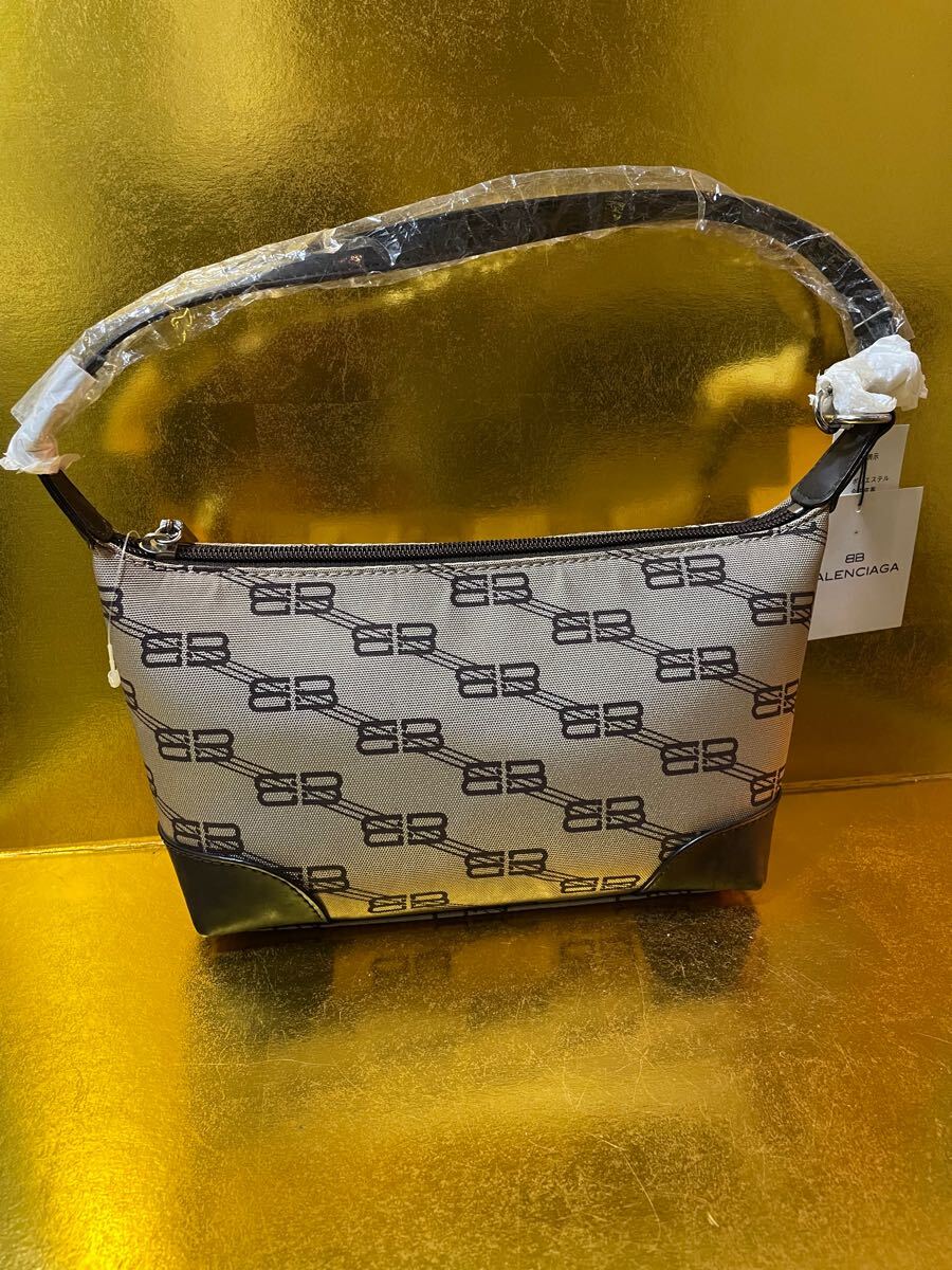 BALENCIAGA バレンシアガ 90s ビンテージ BBロゴ　ミニハンドバッグ