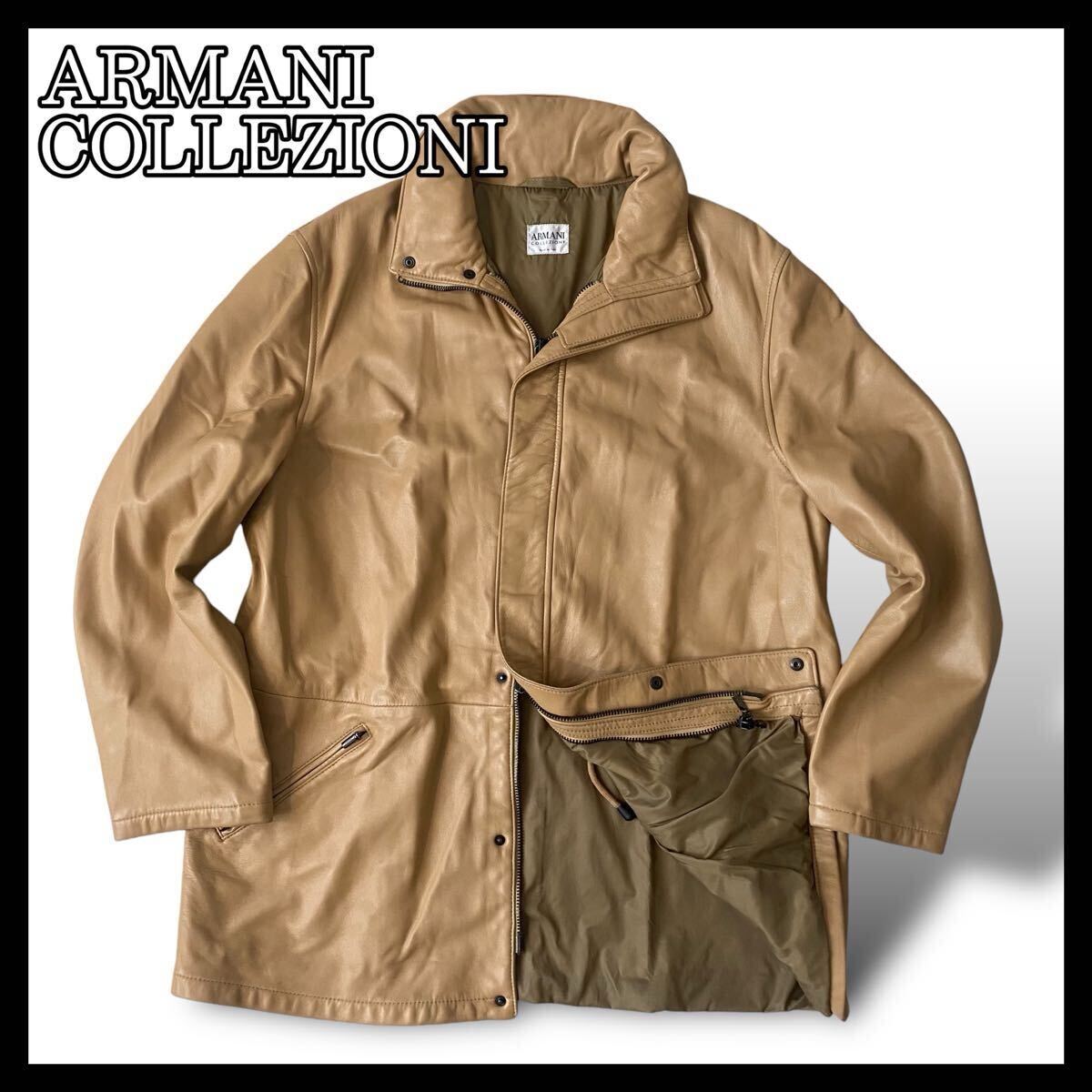 EMPORIO ARMANIオリーブグリーン レザージャケット EMPORIO ARMANIオリーブグリーン レザージャケット POLO Ralph Lauren