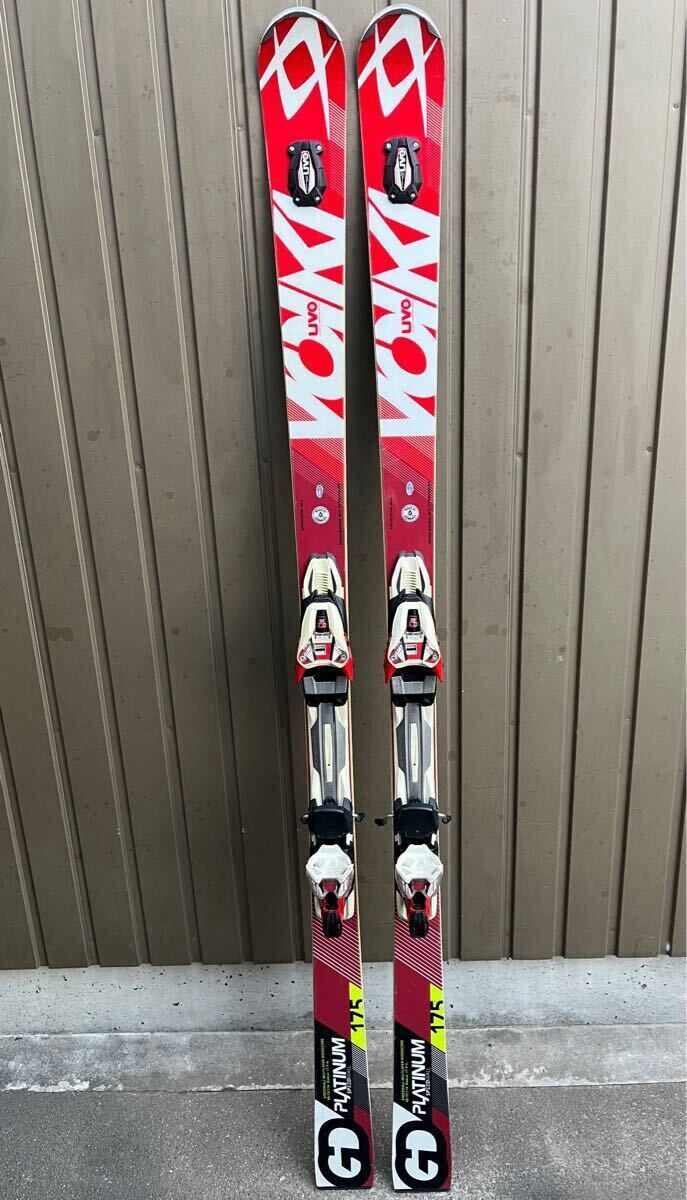 フォルクル(Volkl) プラチナム スピードウォール PLATINUM GD UVO スキー板 175cm ビンディング マーカー エクセル