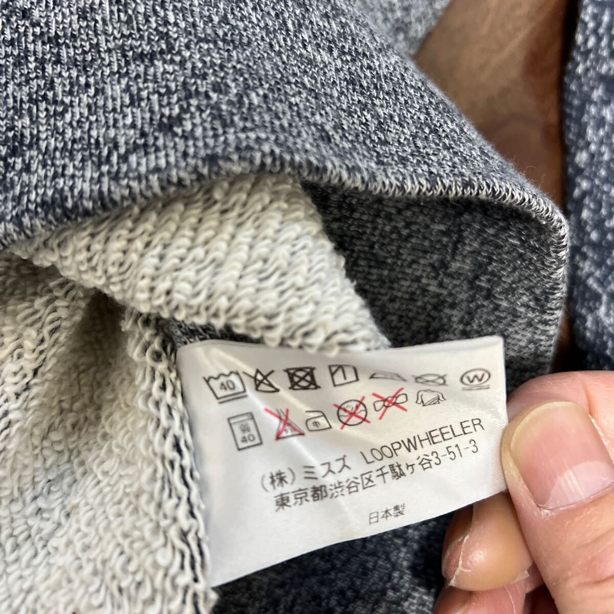 ループウィラー ゴマシオ吊り裏毛 クルーネック スウェット ループウィラー ゴマシオ吊り裏毛 クルーネック スウェット