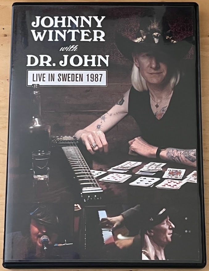 Johnny Winter with Dr. John ジョニー・ウィンター with ドクター・ジョン Live in Sweden 1987 DVD 中古 BLUES ROCK ライヴ映像