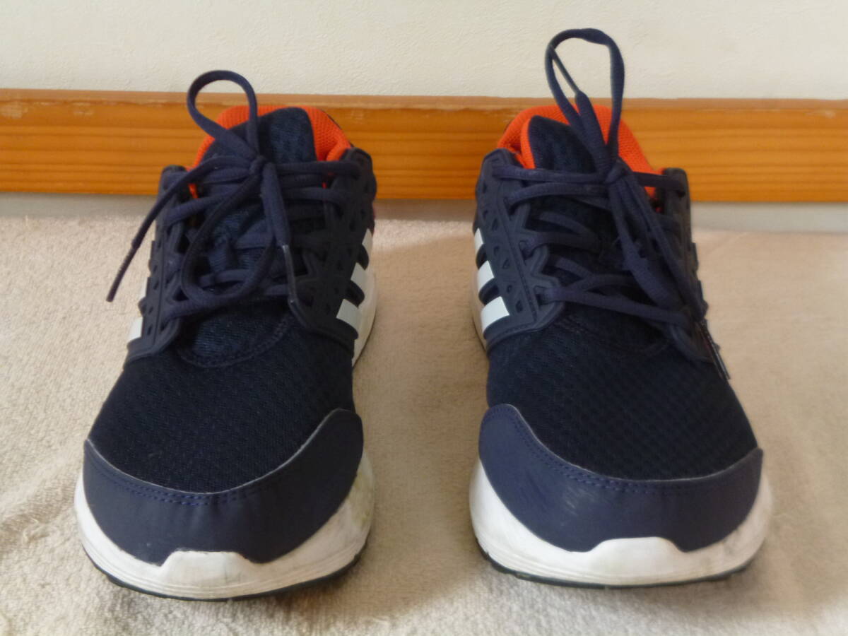adidas cloudfoam ネイビー＆ホワイト　サイズ26.0cm 良品
