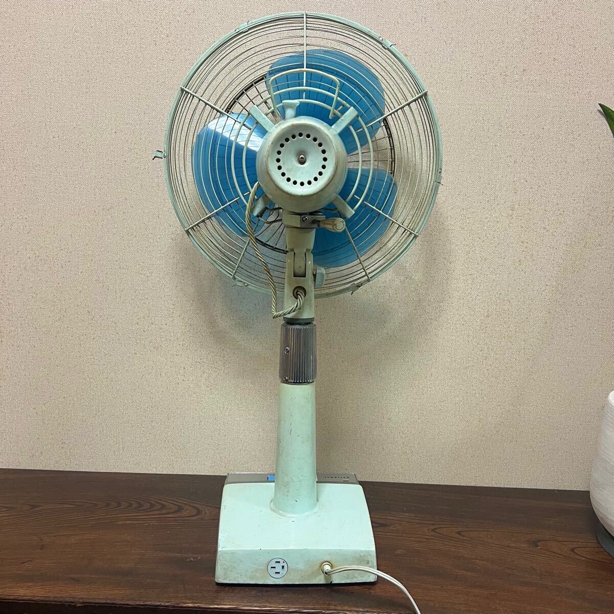 ナショナル 昭和レトロ 扇風機 National アンティーク 当時物 通電OK