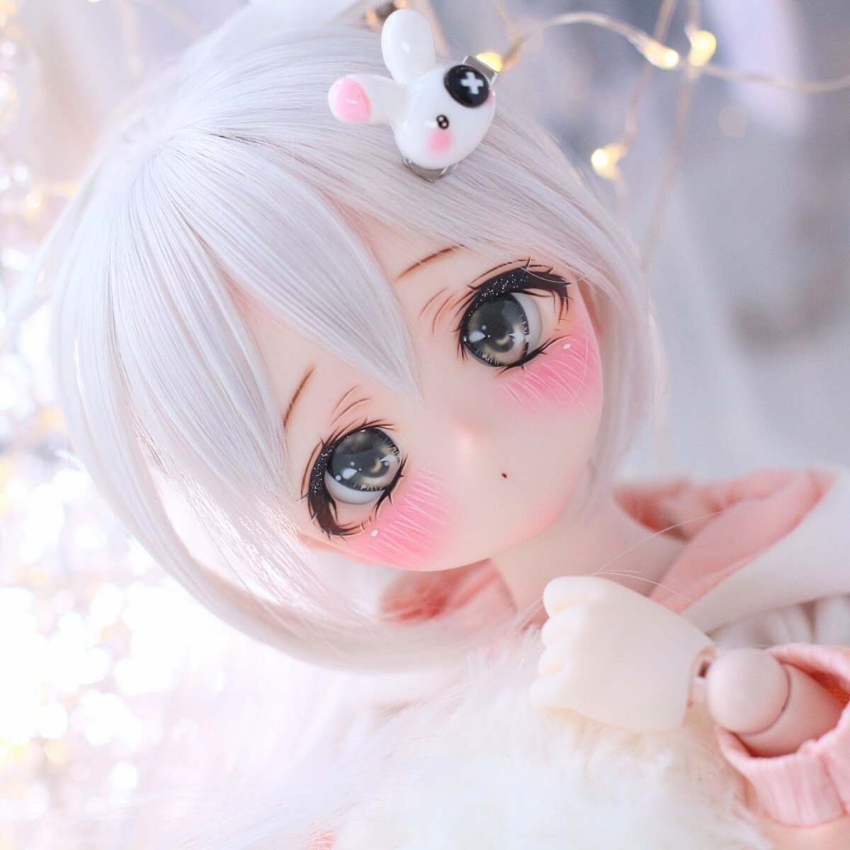 【シンティランテ】DDH-01 カスタムヘッド SW ソフビ盛り+ おまけ碁石アイ　MDD ドール 