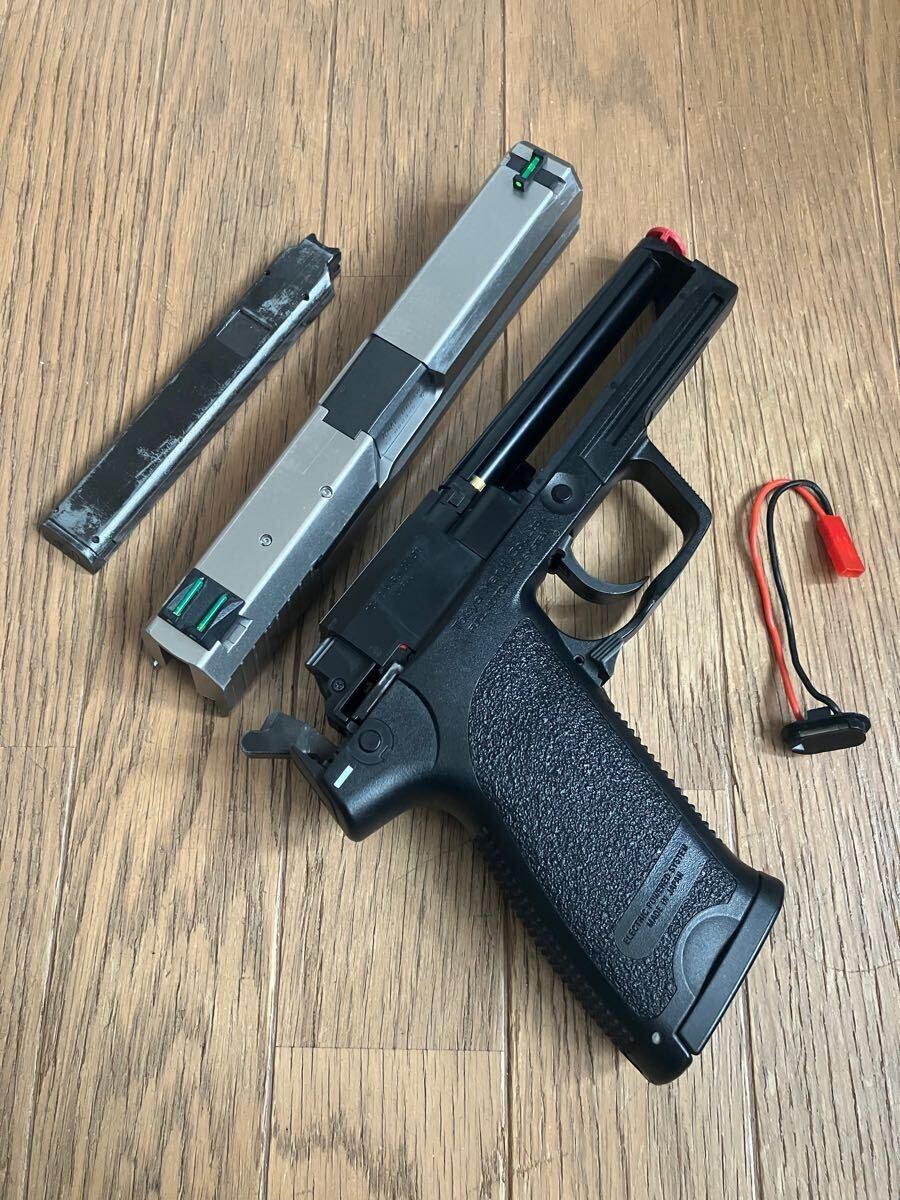 東京マルイ 電動ハンドガン USP （リポ対応コード&SBDスイッチ付き）難あり品