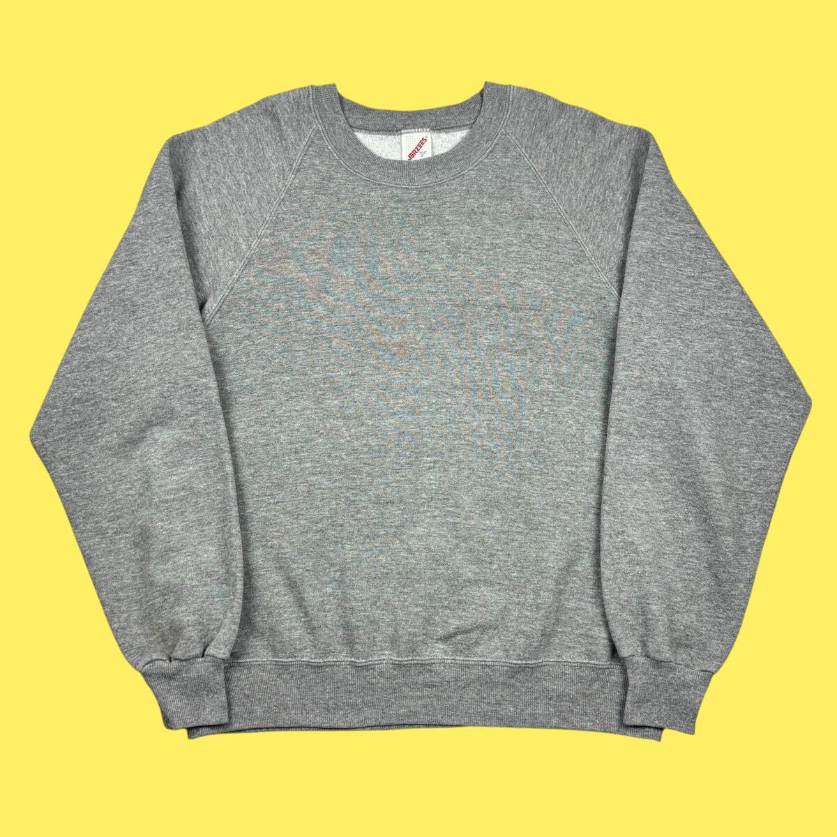 90s Jerzees Plain Crew Neck Sweat Pullover made in USA 90年代 ジャージーズ クルーネック スウェット アメリカ製 Russell ラッセル
