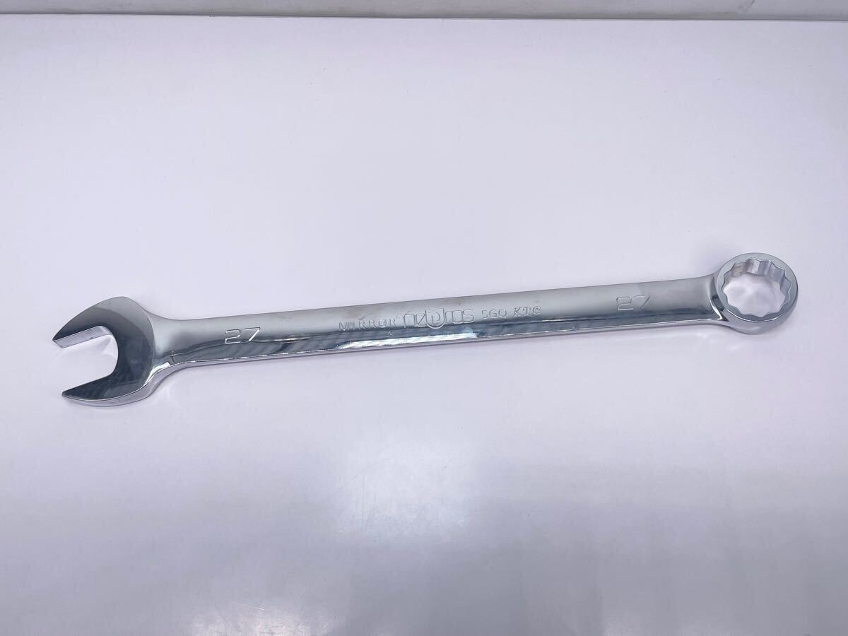 サ) [中古品] KTC コンビネーションレンチ ミラーツール ネプロス NMS 2-27 27mm スパナ 工具 管理OR