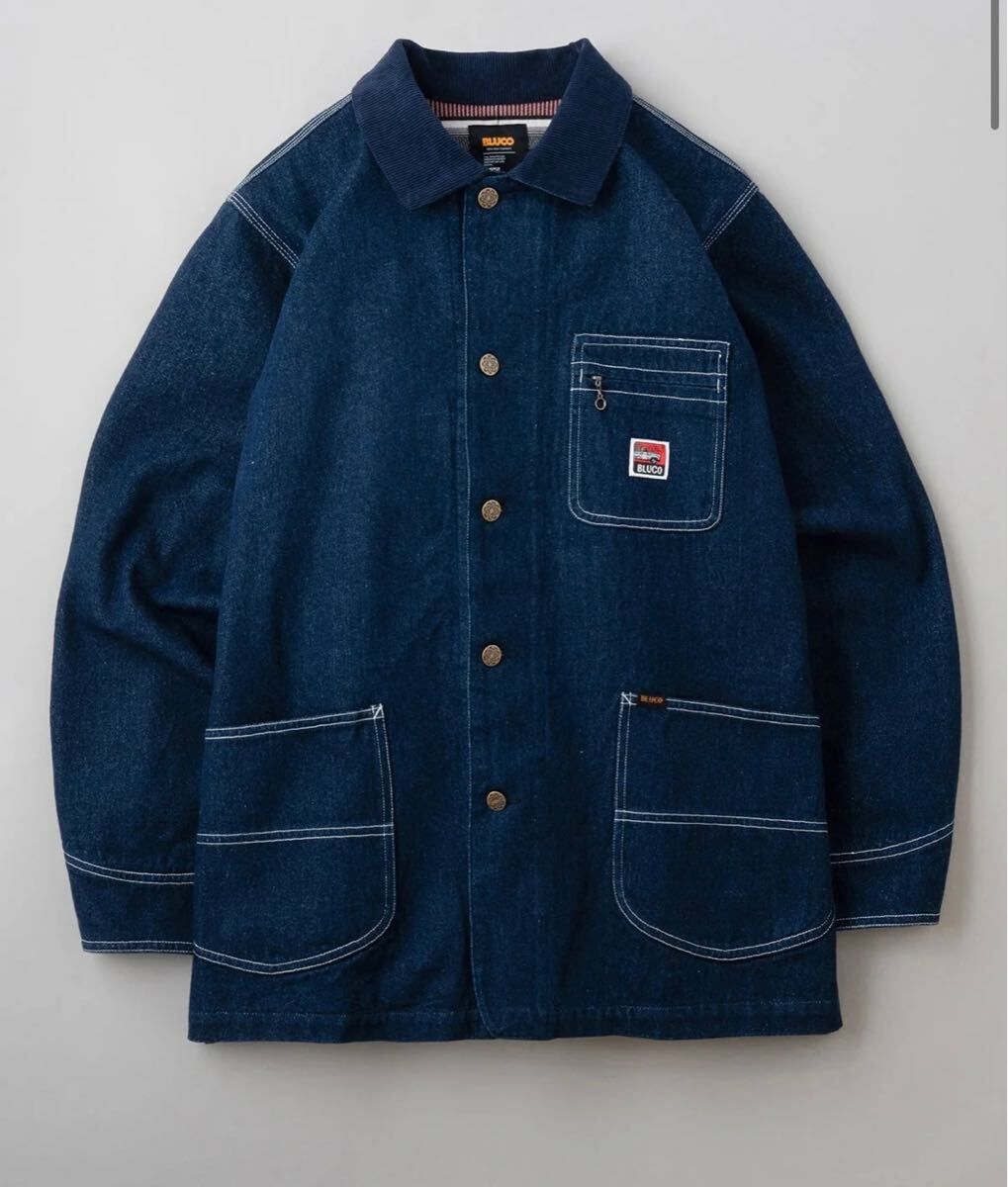 BLUCO/ブルコ LINING COVERALL インディゴM メンズファッション BLUCO/ブルコ LINING COVERALL インディゴM メンズファッション