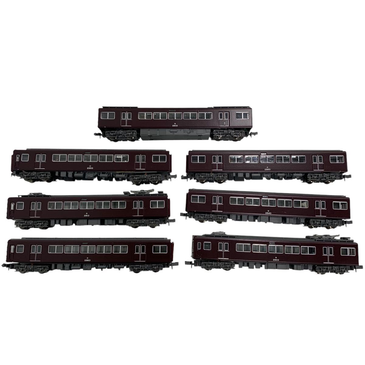 マイクロエース　阪急2800系　2扉　非冷房車　7両セット A-1992 阪急2800系 2扉 非冷房 7両編成 - ビスタ模型鉄道（エヌゲージ