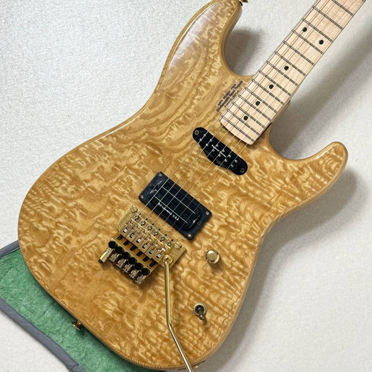 希少 美品 LEG MUSIC PRO Custom Guitar Lab ダンカン Floyd Rose ドイツ エレキギター