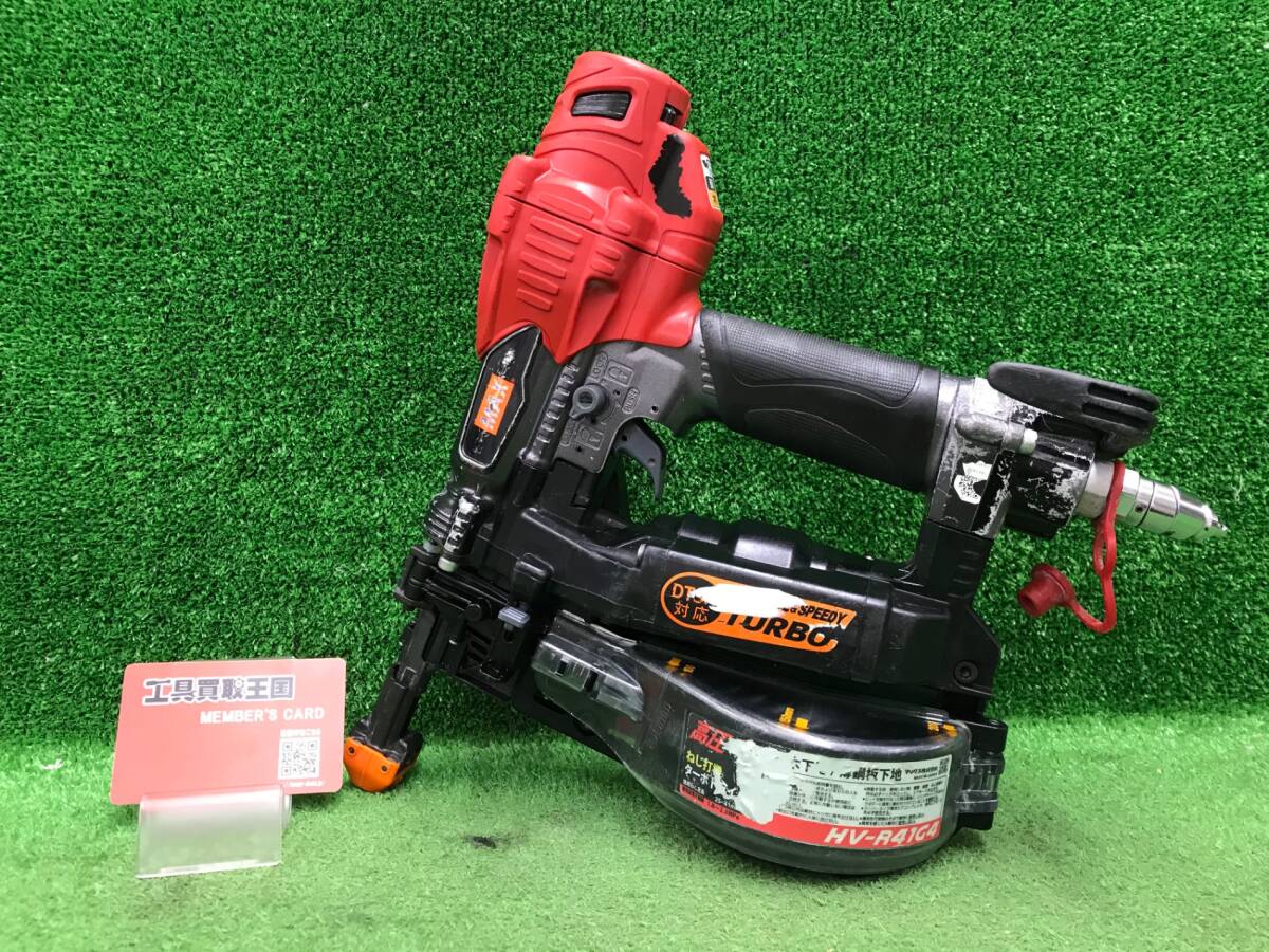 【中古品】★MAX(マックス) 41㎜高圧ねじ打機(ターボドライバ) HV-R41G4　ITAY4FQILN2K