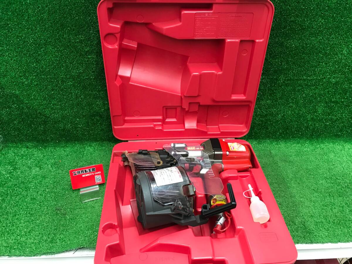 【中古品】★MAX(マックス) 90㎜高圧釘打機 コイルネイラ HN-90　/ITX0IJEO6P28