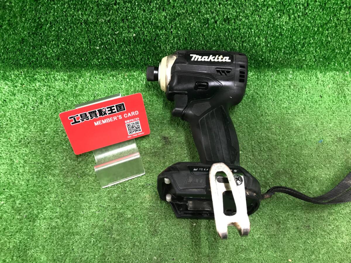 【中古品】★makita(マキタ) 14.4v充電式インパクトドライバ 黒(本体のみ) TD161DZB　/IT0NJ1WU34CK
