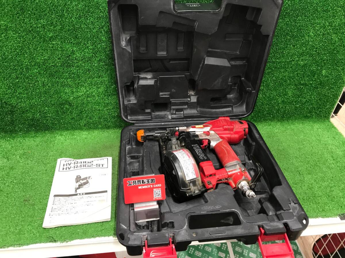 【中古品】★MAX(マックス) 41㎜高圧ねじ打機 ターボドライバ HV-R41G2 /IT1SOWNVXC95