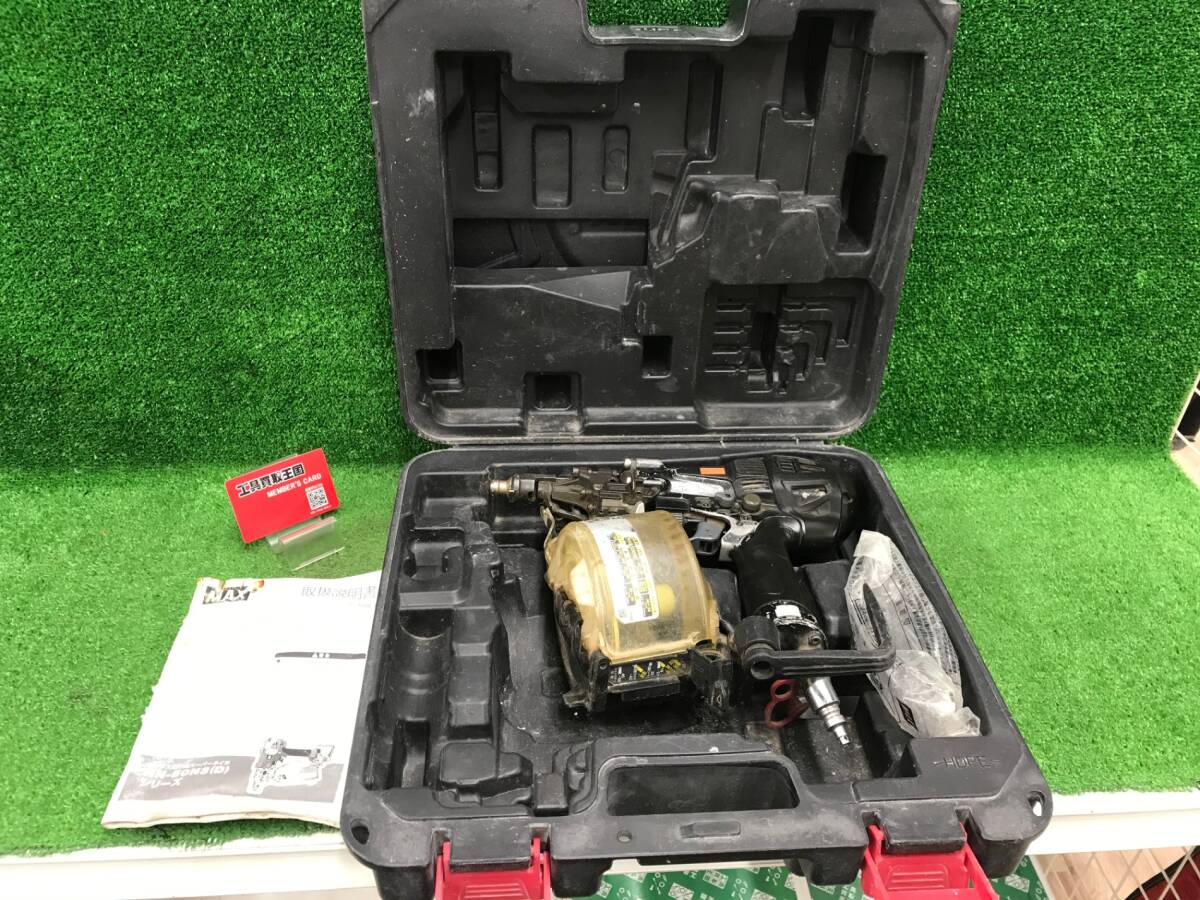 【中古品】★MAX(マックス) 50㎜高圧コイルネイラ 釘打機 クールグレー HN-50N3(D)-G HN91088　/IT3ALH8WS7FY