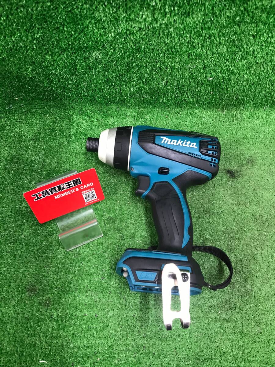 【中古品】★makita(マキタ) 14.4v充電式4モードインパクトドライバー 青(本体のみ) TP131DZ　ITAJVVF1O1UM