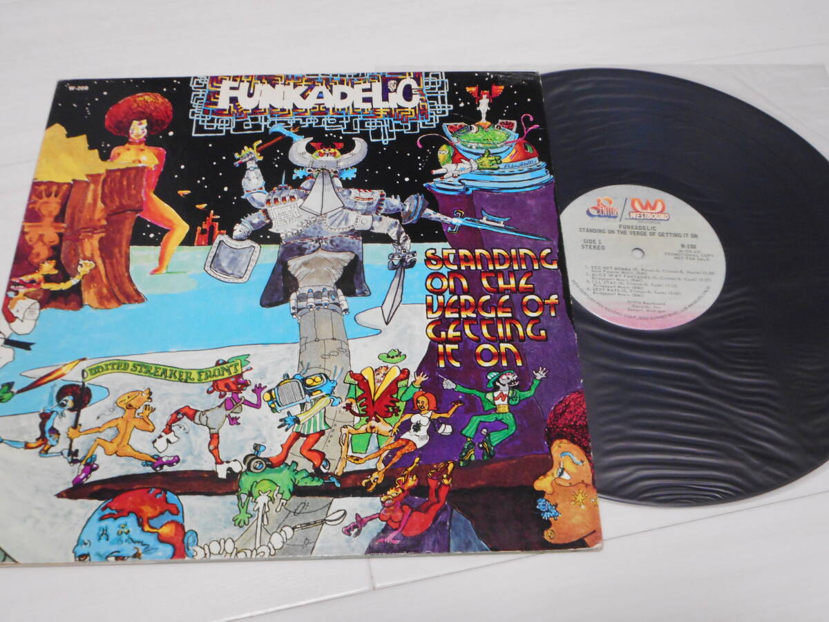 FUNKADELIC・CS付プロモ盤・完品・美品