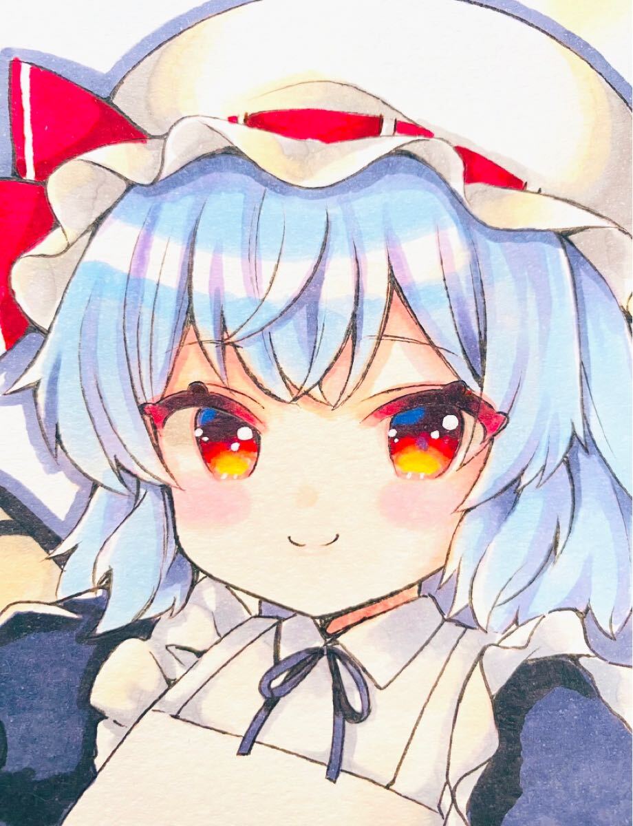 B5 同人手描きイラスト 小さな悪魔令嬢 レミリア・スカーレット B5 同人手描きイラスト 小さな悪魔令嬢 レミリア・スカーレット