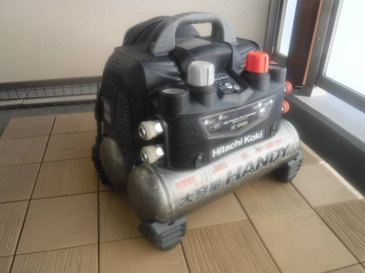 HIKOKI　日立工機　エアーコンプレッサー　EC1245H 【動作未確認】