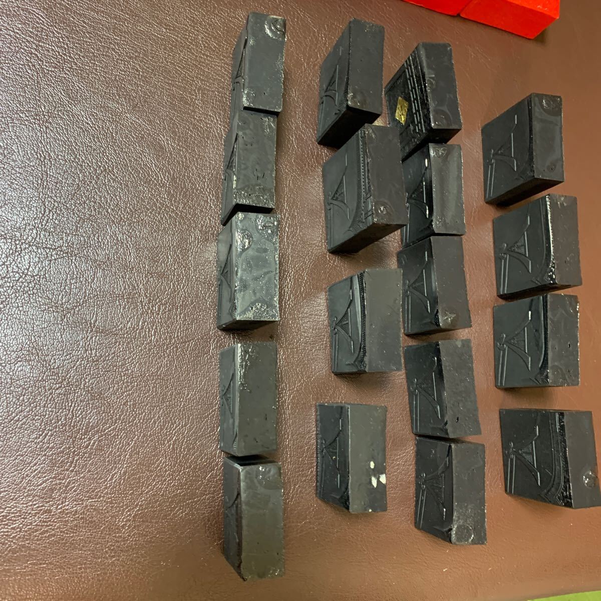 玄林堂 10丁形 如天(徳澤如天満四海) 固形墨 使用品 中古 18個_画像5