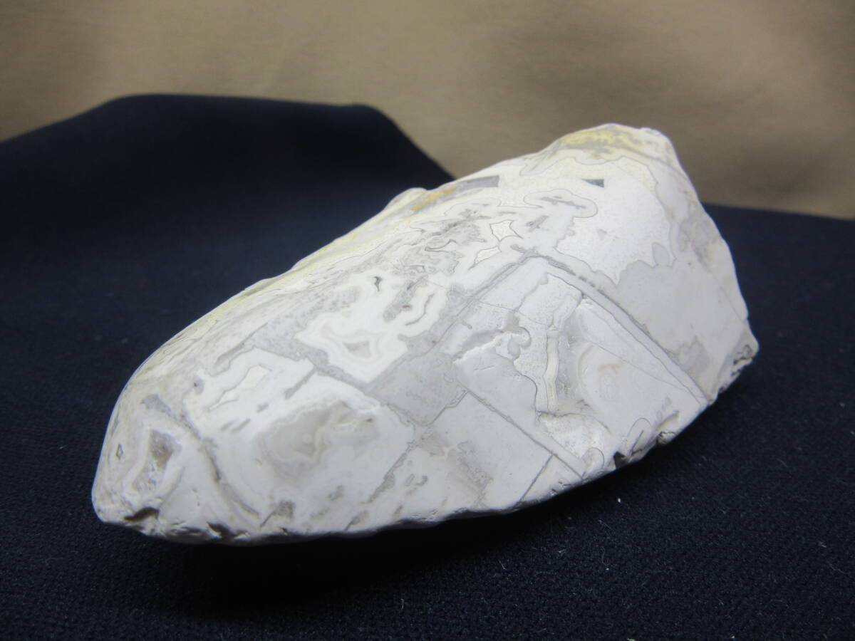 宝5 レースメノー石 アゲート 鉱物 観賞石 71 原石_画像5
